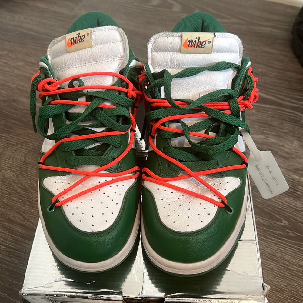 Nike Off White Dunks Pine Green